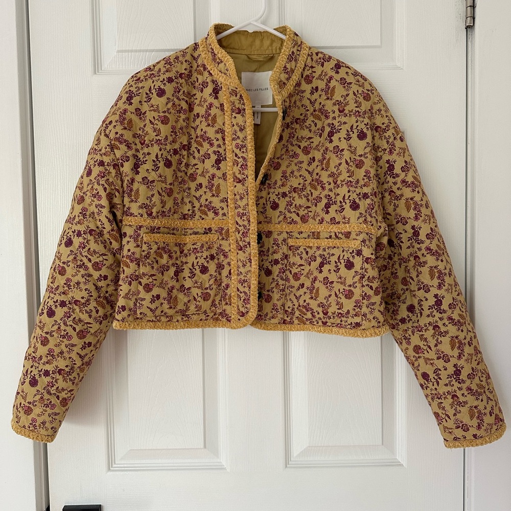 Avec Les Filles Yellow and Purple Jacket